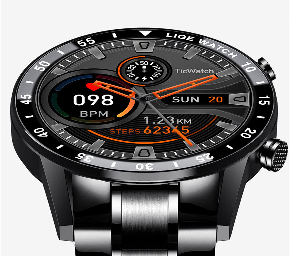 GiftSO Tech BW0189 Smart Hybrid Watch – Bluetooth Call, Heart Rate & Blood Pressure Monitor – 30M Waterproof Stainless Steel Sports Watch