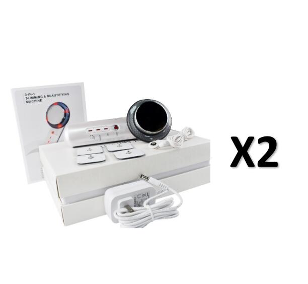 White electronic device with control panel, power cord, and user manual on a white background.