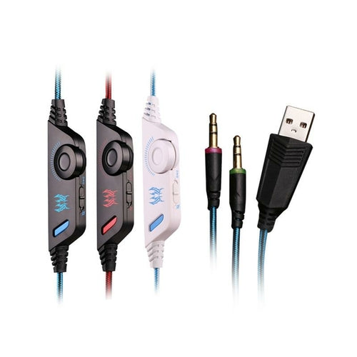 Set of electronic cables and connectors on a white background